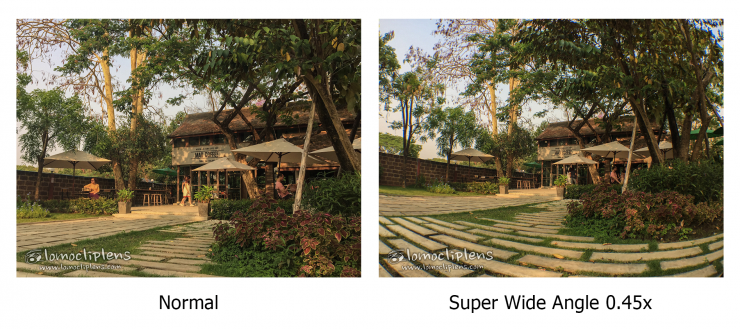 รูปรีวิวใช้กล้องกล้องหลัง iPhone 6 + เลนส์ Super Wide Angle 0.45x